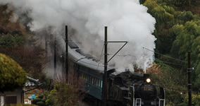 cloud of steam in winter I