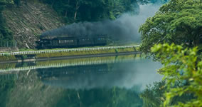 reflection in the Kuma river II